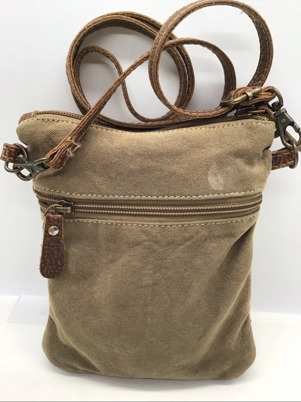Myra Upcycle Flare Crossbody Bag - Picture 2 of 8